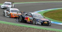 Mattias Ekstroem (SWE Audi), Gary Paffett (GBR Mercedes) und Maro Engel (GER Mercedes) (c) GEPA