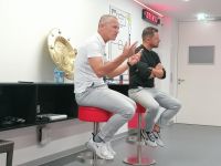 Kabinentalk bei den Roten Bullen (c) maic